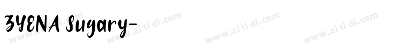 ZYENA Sugary字体转换